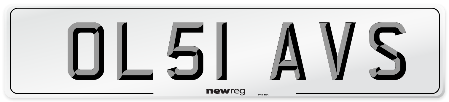 OL51 AVS Number Plate from New Reg